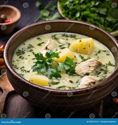  Ajiaco Bogotano: Uma Sopa Cremosa com Frango Desfiado e Guascas para Aquecer a Alma! 