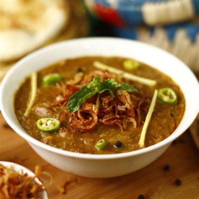  Haleem! Um Prato Cremoso e Reconfortante Que Abraça o Paladar com Sabores Especiais de Wazirabad